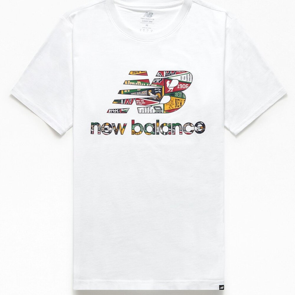 New Balance Essentials Stacked Logo Tee